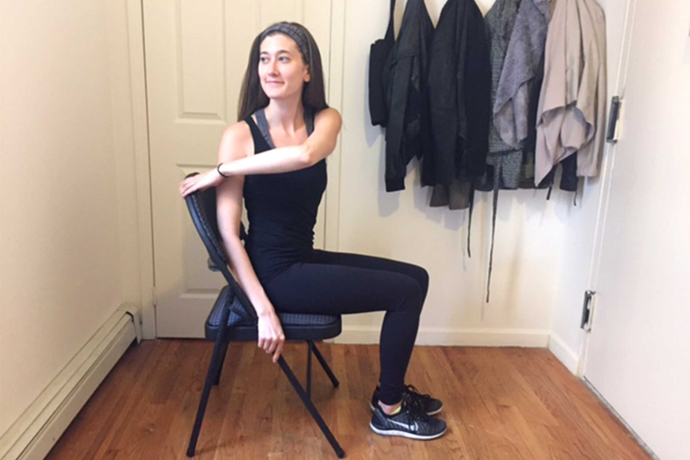 9 Easy Chair Exercises That Actually Work Your Whole Body