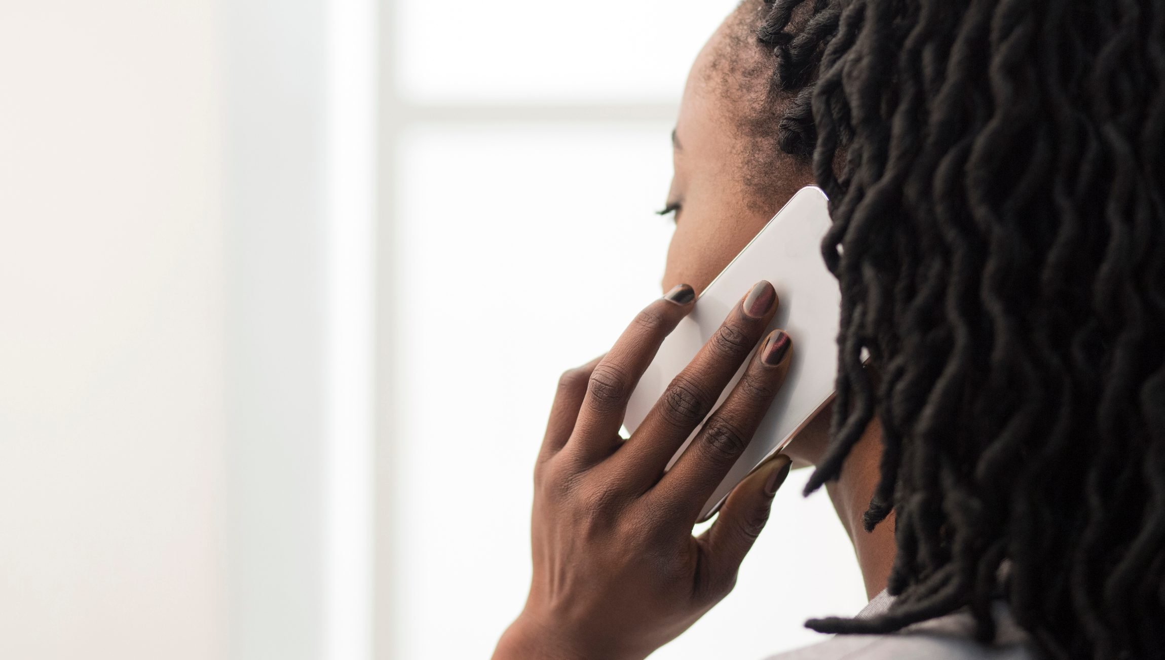 woman talking on cellphone