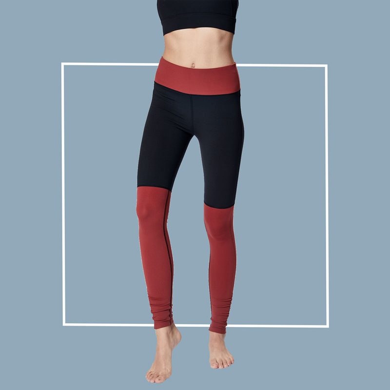 90 Degree By Reflex Color Block Active Pants, Tights & Leggings