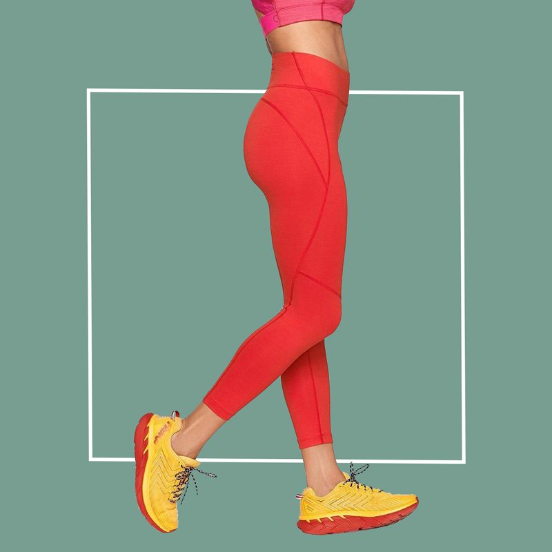 Outdoor Voices Techsweat Core 7/8 Mid Rise Leggings Scarlett Red
