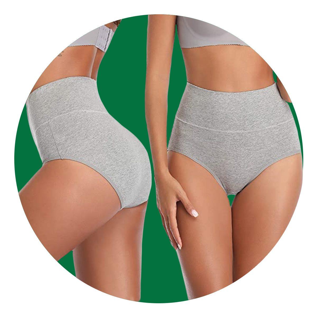Ladies Cotton Tummy Control Panties Leak Proof Underwear Women