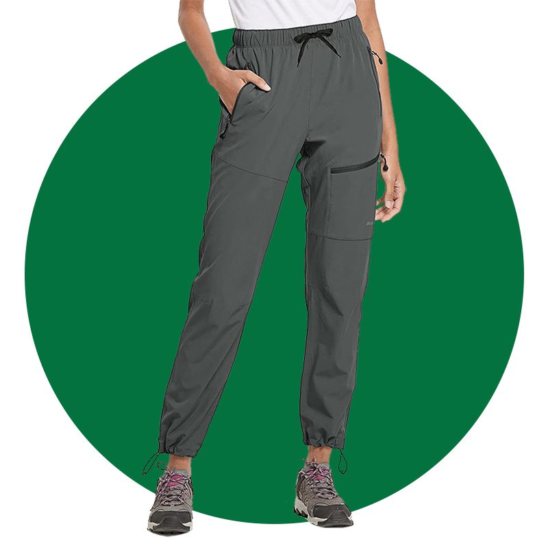 BALEAF Women's Quick Dry Hiking Pants Lightweight Drawstring