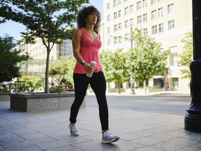 woman walking outside for exercise|Young Adult Woman Walking outside for exercise|Senior man exercising in the park