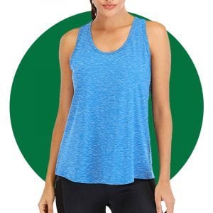 Ictive Workout Tops For Women Loose Fit Racerback Tank Top