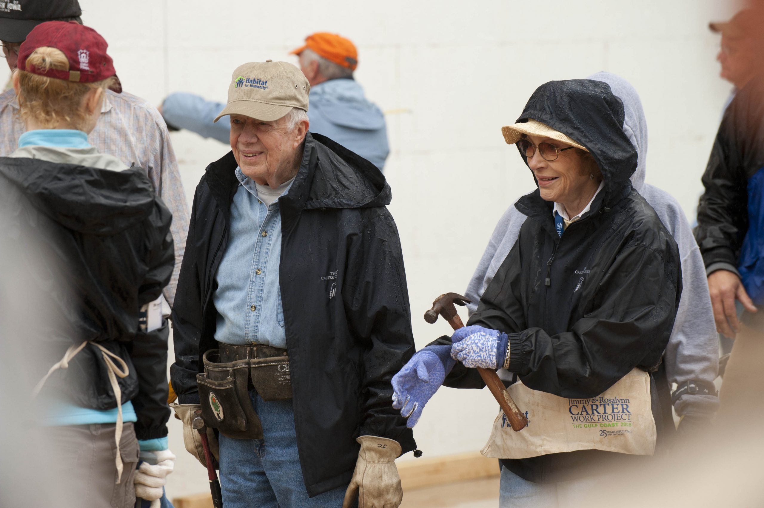 Former President Jimmy Carter and jis wife Rosalynn join city and state officials, Habitat for Humanity leadership and volunteers for Habitat for Humanity's Jimmy and Rosalynn Carter Work Project. A total of 86 homes will be built, rehabilitated or repai