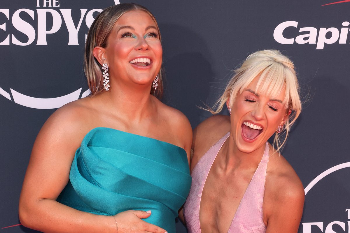 Shawn Johnson East and Nastia Liukin attend the 2023 ESPYs Awards at the Dolby Theatre on July 12, 2023 in Hollywood, California.
