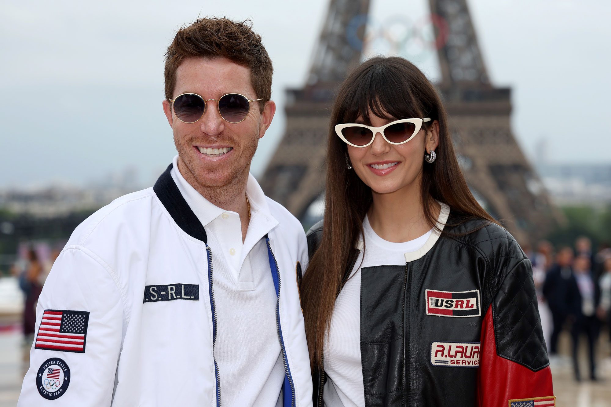 Shaun White And Nina Dobrev Attend The Red Carpet Ahead Of The Opening Ceremony Of The Olympic Games Paris